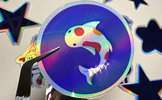 Pez Koi sticker de Cydonia Lab